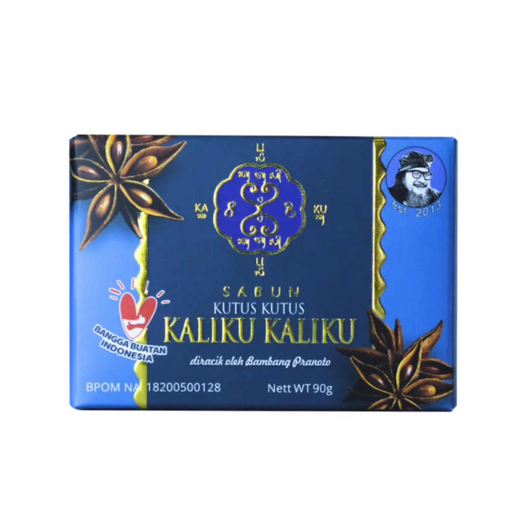 Balinese herbal exfoliating soap with turmeric and sandalwood